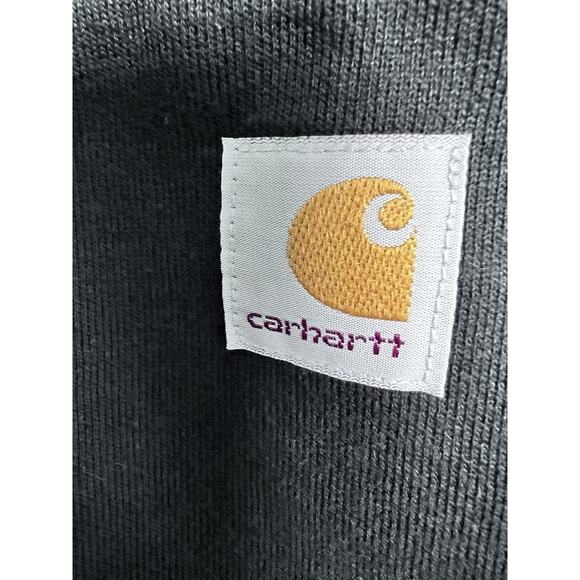 Carhartt Jacket Full Zip Hoodie Military Large Loose Fit Utility Black Soldier - Picture 9 of 9